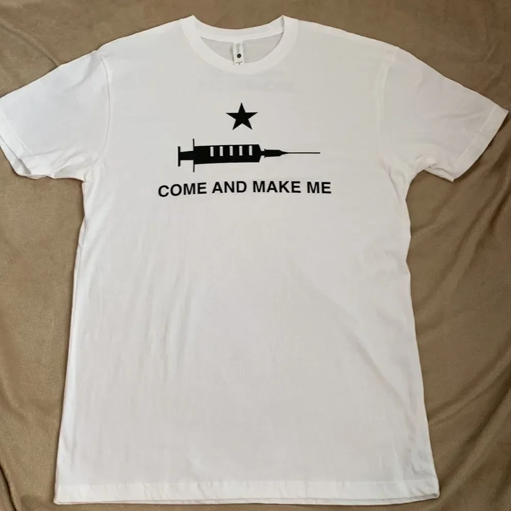 Info Wars “Come and Make Me “ Graphic T-Shirt M White